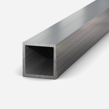 Aluminium koker 80 x 80 x 3 mm EN AW 6060 (50ST) / AlMgSi0,5 - 6,000