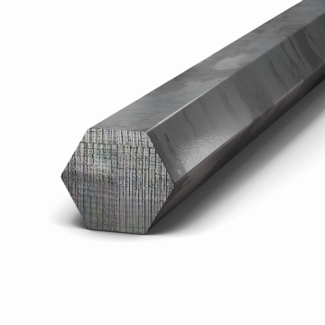 Staal zeskant 11 mm Blank 11SMn30 +C (Automatenstaal) (Geel) - 3,000