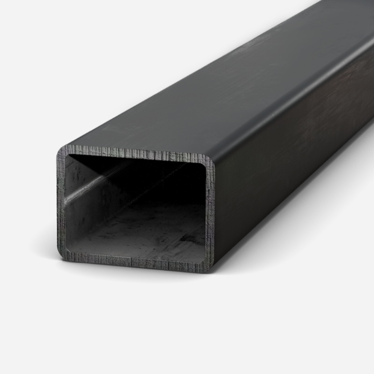 Staal koker 120 x 60 x 4 mm Koudg. S235JRH - 12000