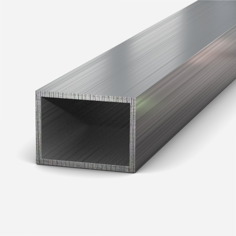 Aluminium koker 60 x 20 x 2 mm EN AW 6060 (50ST) / AlMgSi0,5 - 6000